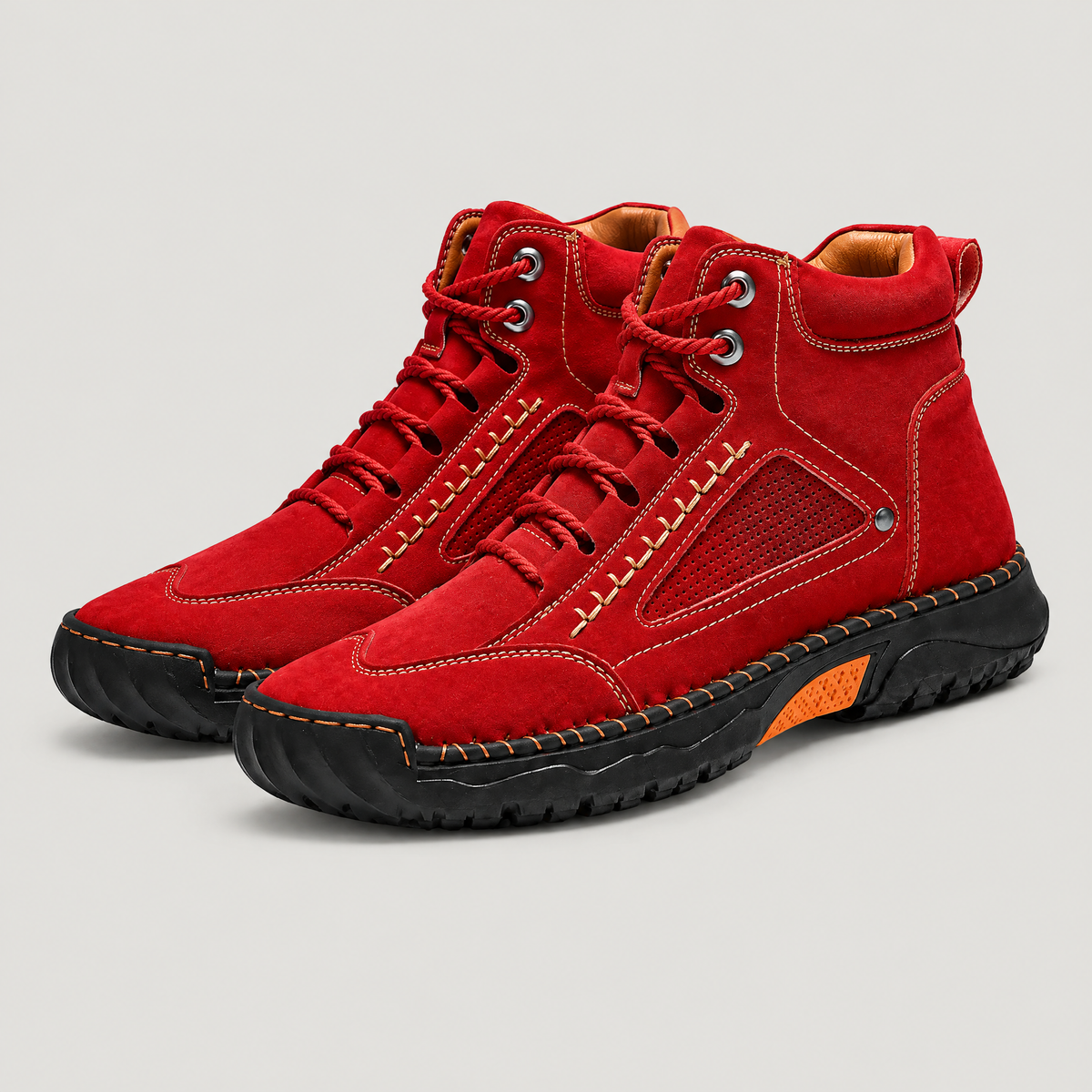TRAIL STITCH HIGH-TOP BOOTS