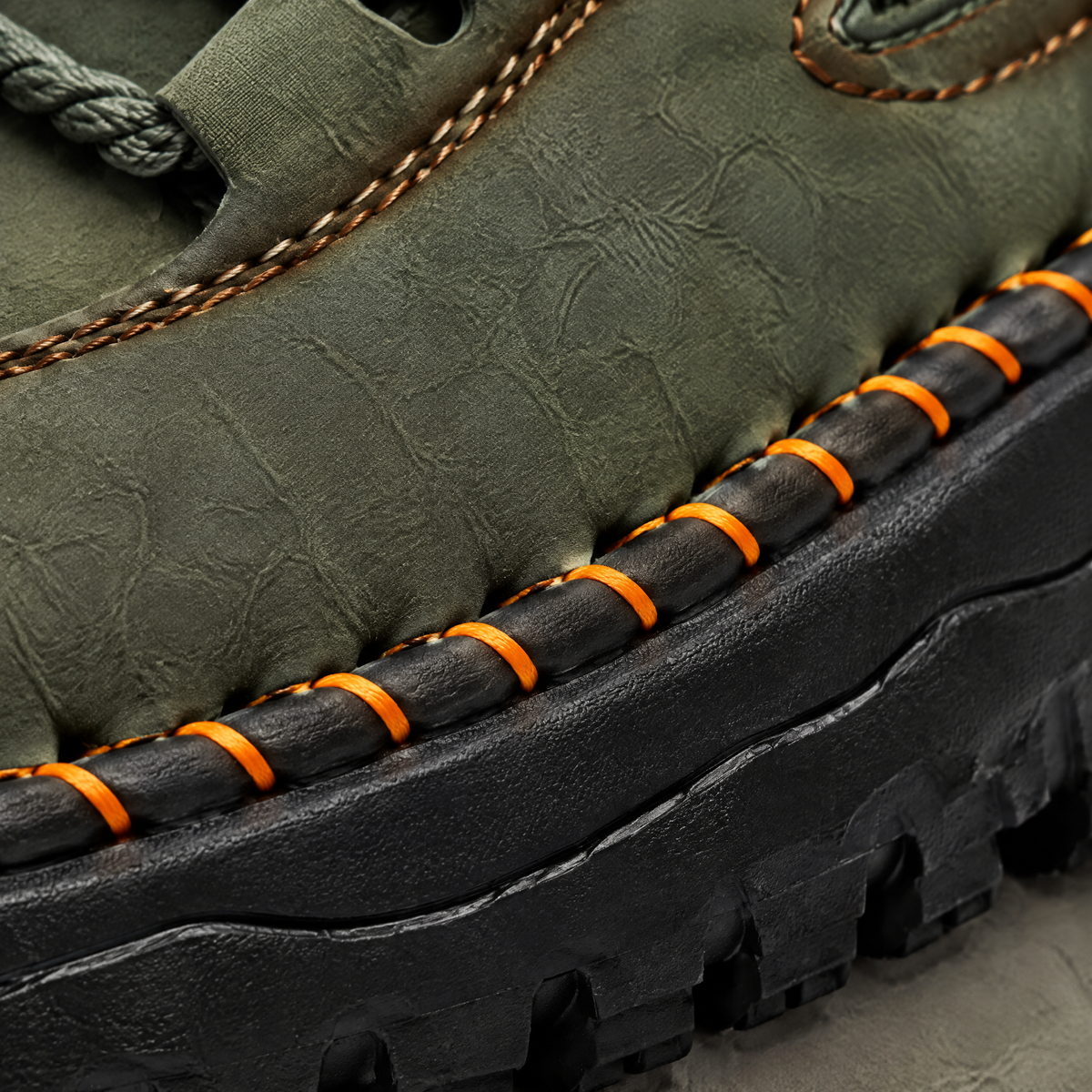 TRAIL STITCH HIGH-TOP BOOTS