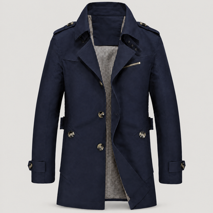 ZIP CHEST TAILORED COAT