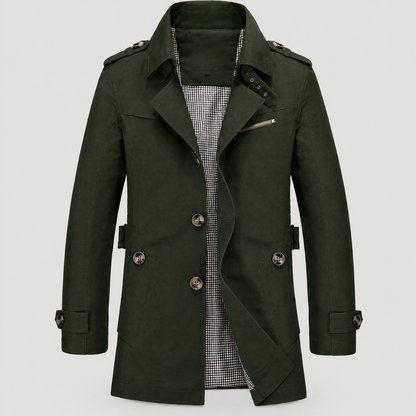 ZIP CHEST TAILORED COAT