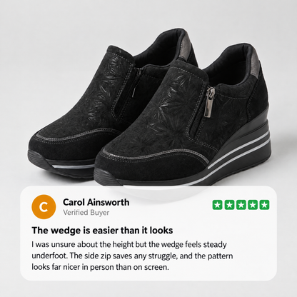 EMBOSSED COMFORT WALKING SHOES
