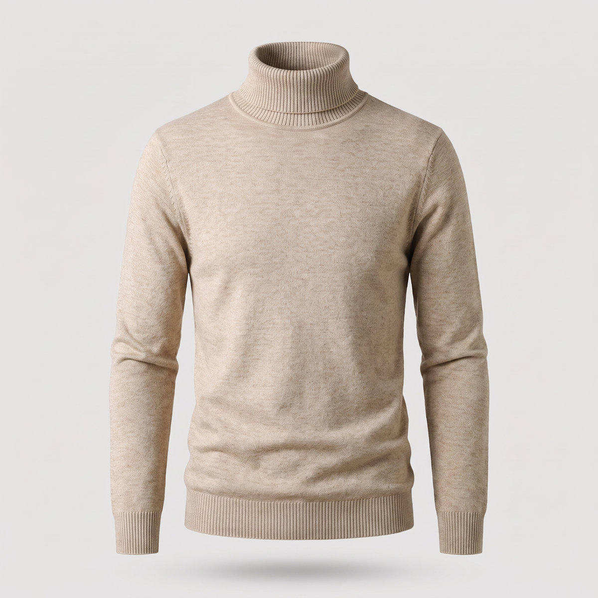 FINE KNIT ROLL NECK JUMPER