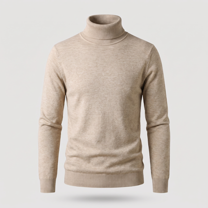 FINE KNIT ROLL NECK JUMPER