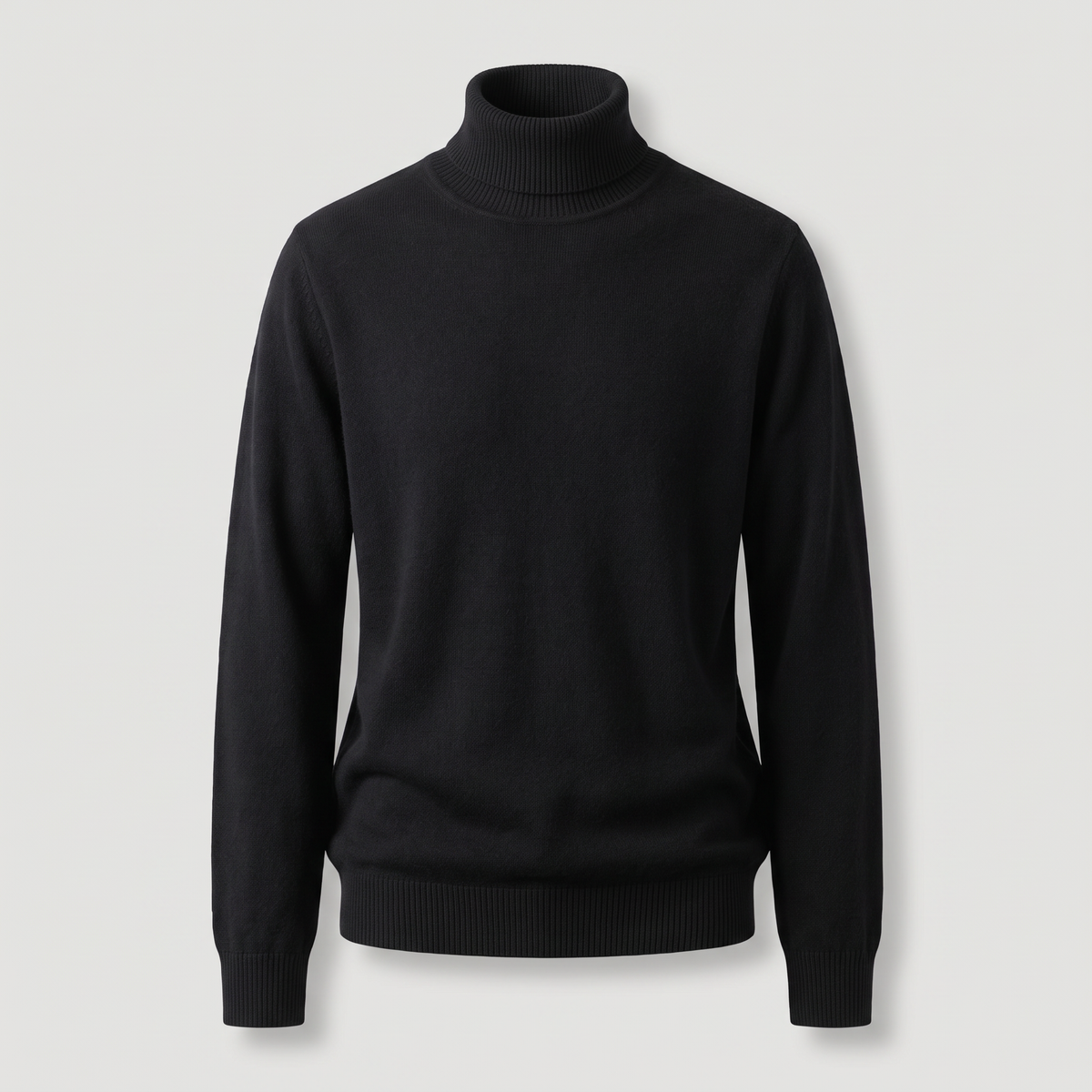 FINE KNIT ROLL NECK JUMPER