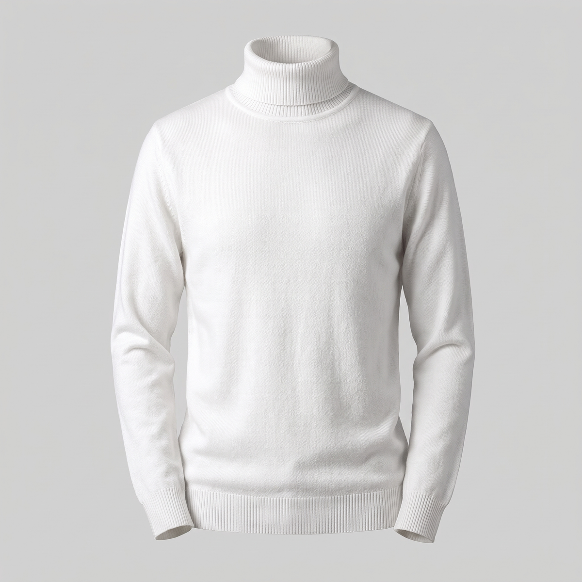 FINE KNIT ROLL NECK JUMPER