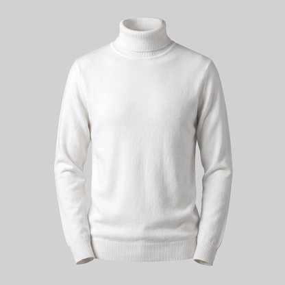 FINE KNIT ROLL NECK JUMPER