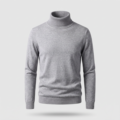 FINE KNIT ROLL NECK JUMPER