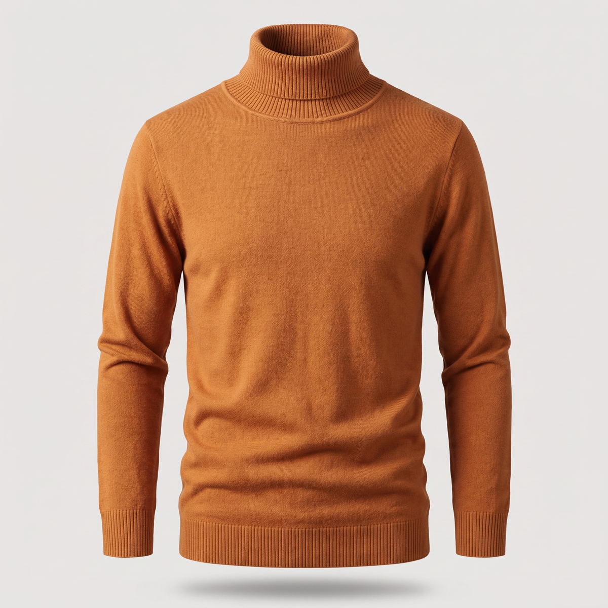 FINE KNIT ROLL NECK JUMPER
