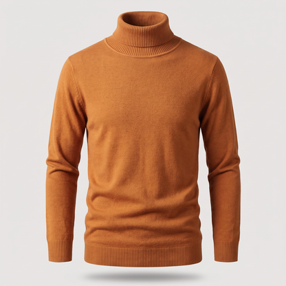 FINE KNIT ROLL NECK JUMPER