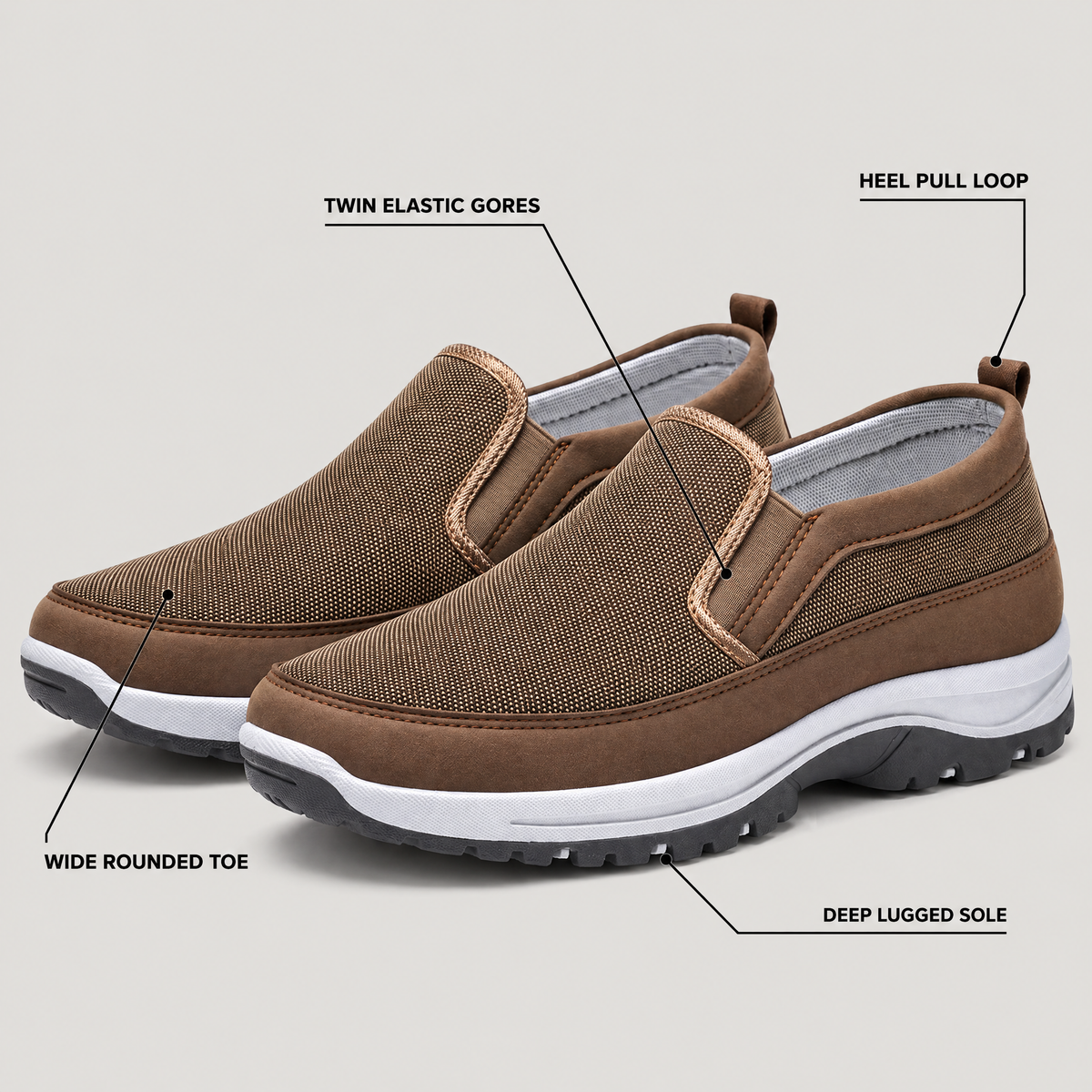 EASY-ON OUTDOOR WALKING SHOES