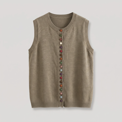 COLOUR ACCENT SWEATER WAISTCOAT