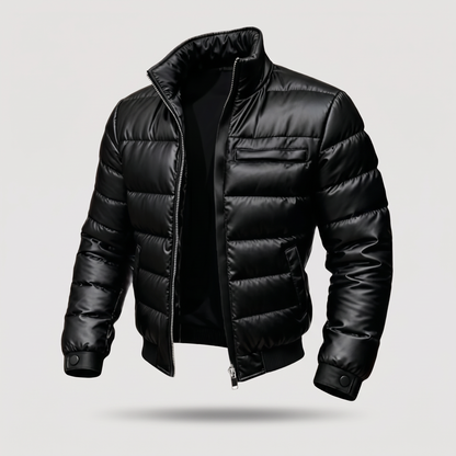 GLOSS PADDED BOMBER JACKET