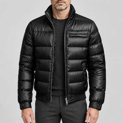 GLOSS PADDED BOMBER JACKET