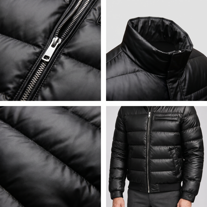 GLOSS PADDED BOMBER JACKET
