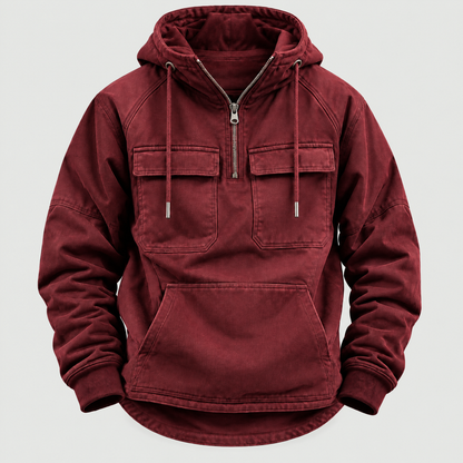 WORKWEAR HOODED ZIP JUMPER
