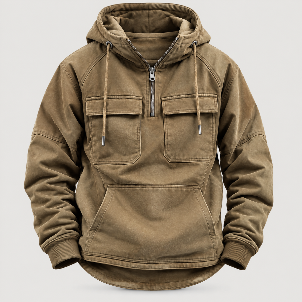 WORKWEAR HOODED ZIP JUMPER