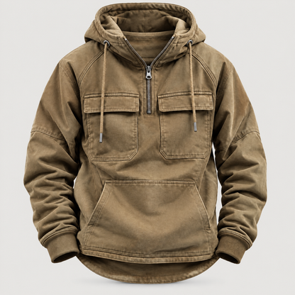 WORKWEAR HOODED ZIP JUMPER