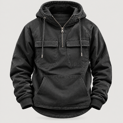 WORKWEAR HOODED ZIP JUMPER