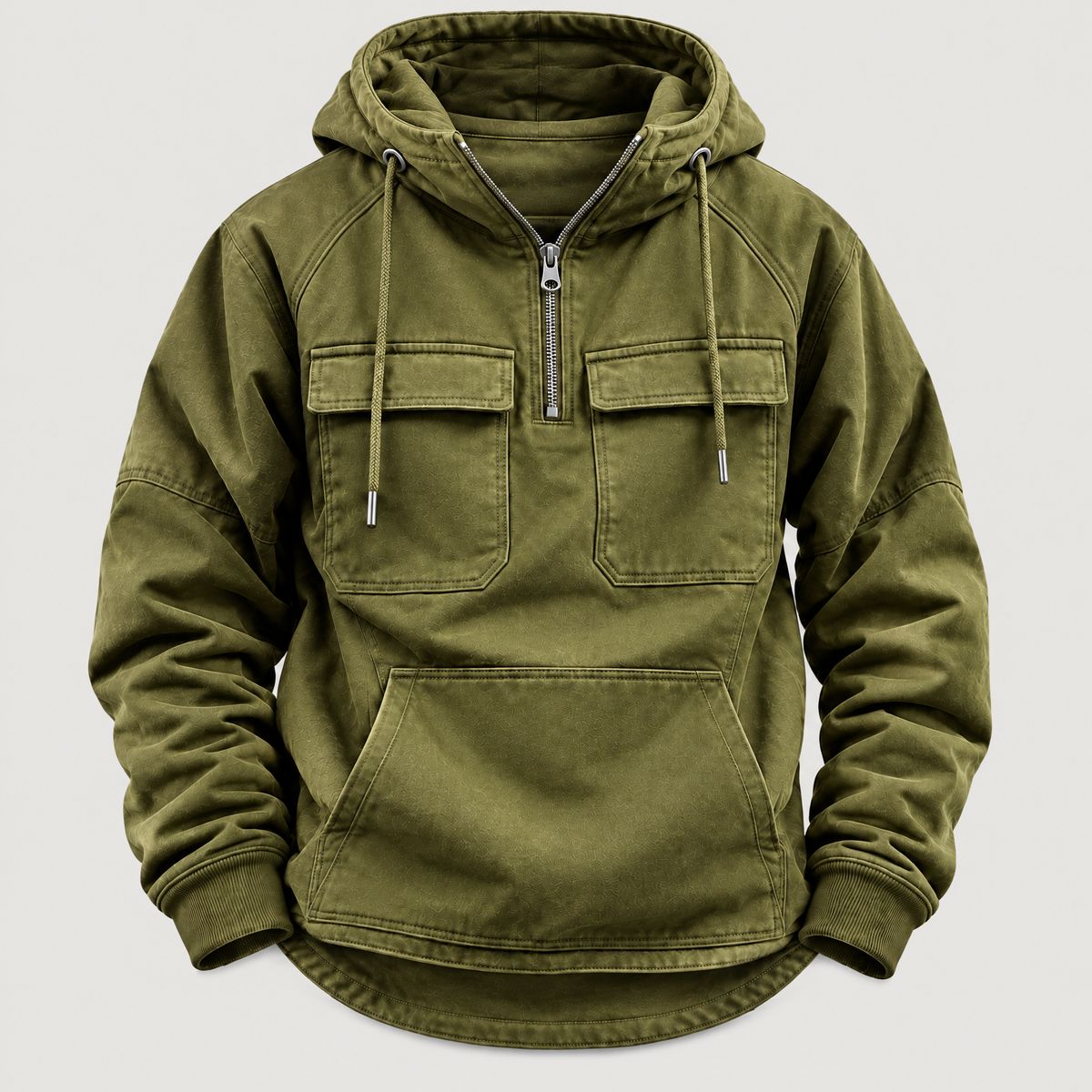 WORKWEAR HOODED ZIP JUMPER