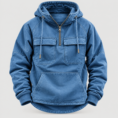 WORKWEAR HOODED ZIP JUMPER