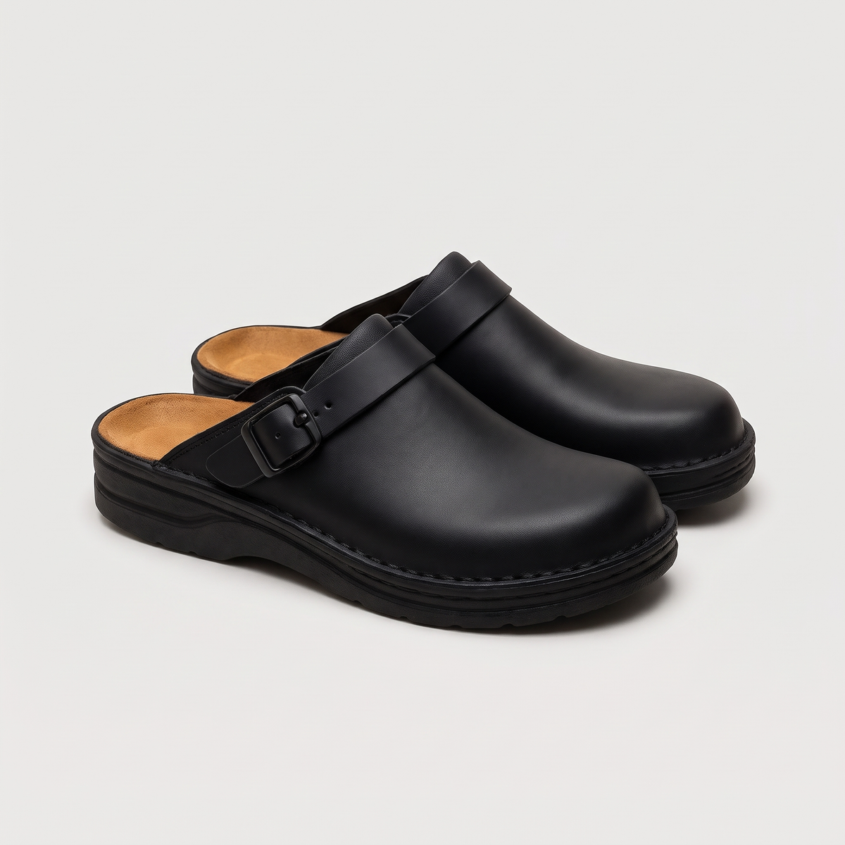 CLOSED TOE WALKING MULES