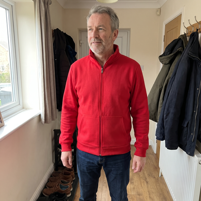 FULL ZIP FUNNEL NECK JACKET