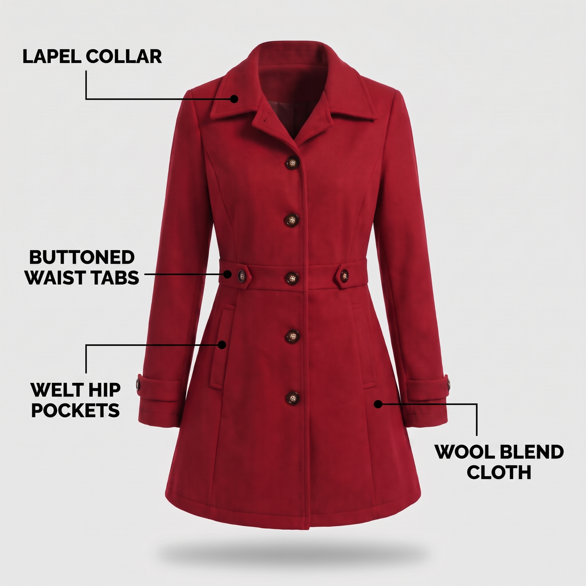 CLEAN LINE WALKING COAT