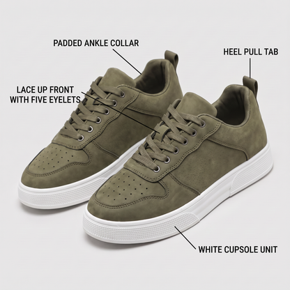 PANELLED COURT TRAINERS
