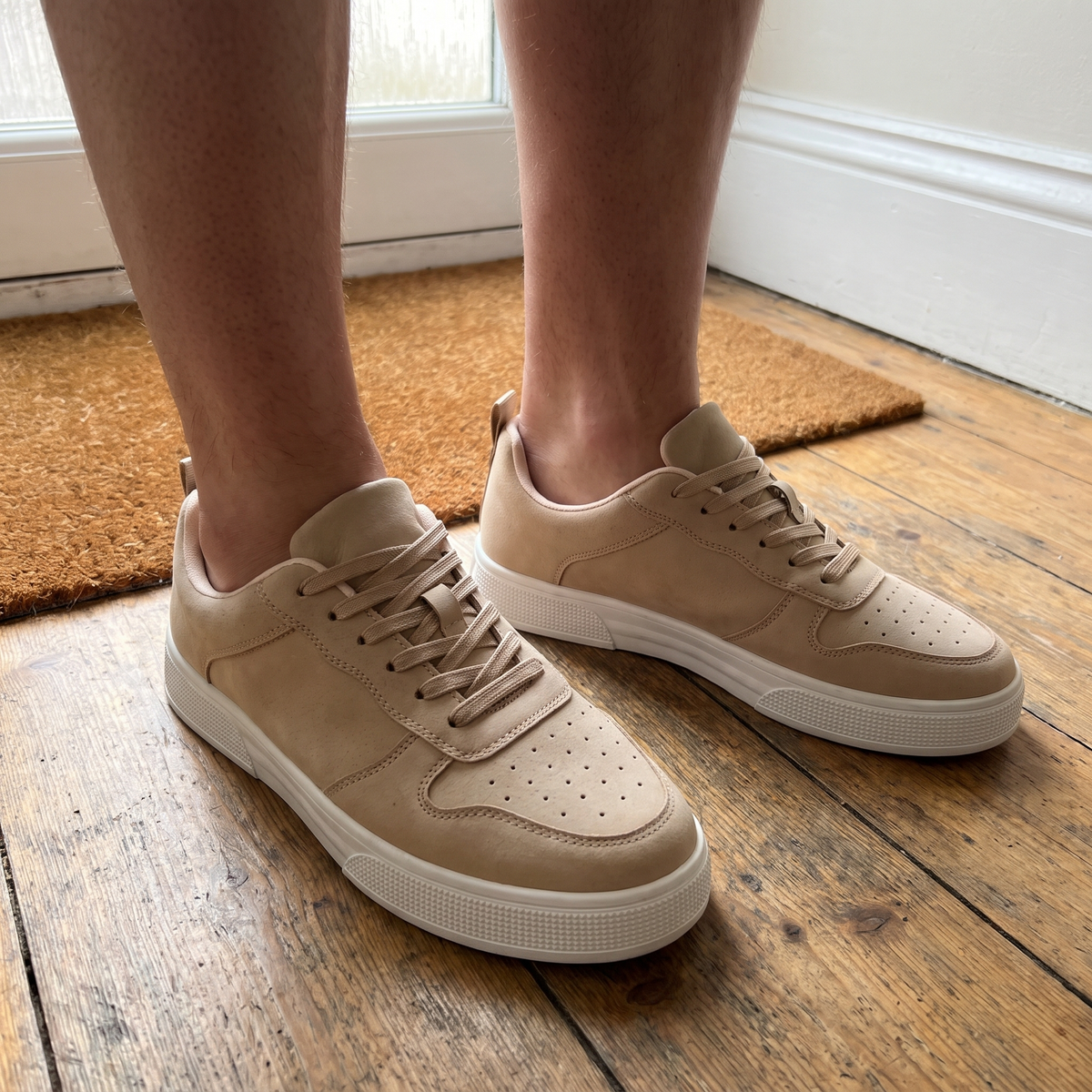 PANELLED COURT TRAINERS