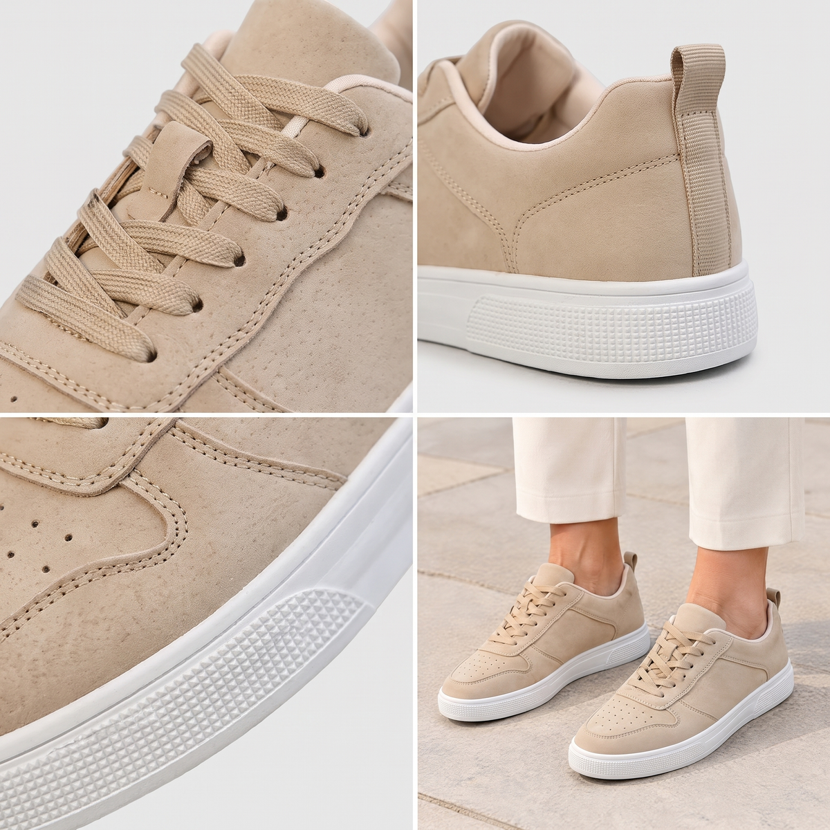 PANELLED COURT TRAINERS
