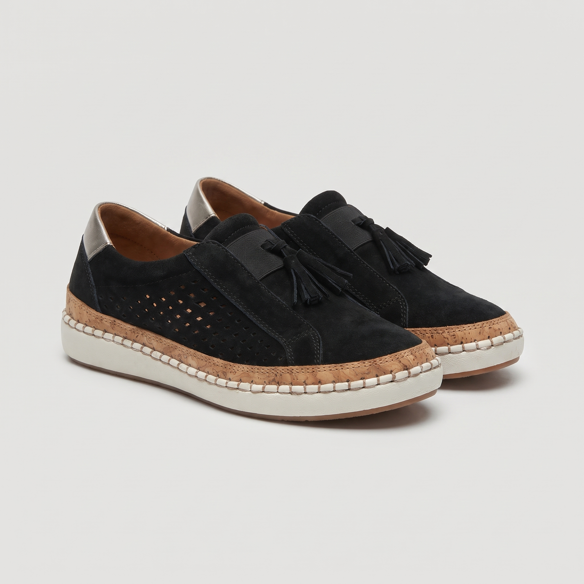 ESPADRILLE SOLE CASUAL LOAFERS