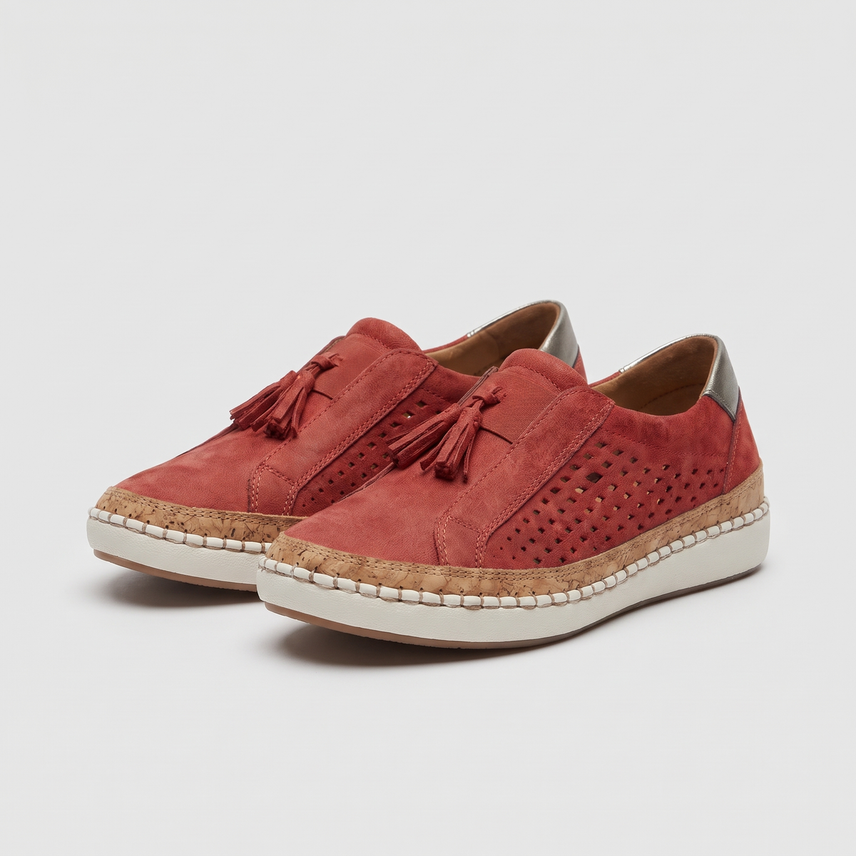 ESPADRILLE SOLE CASUAL LOAFERS