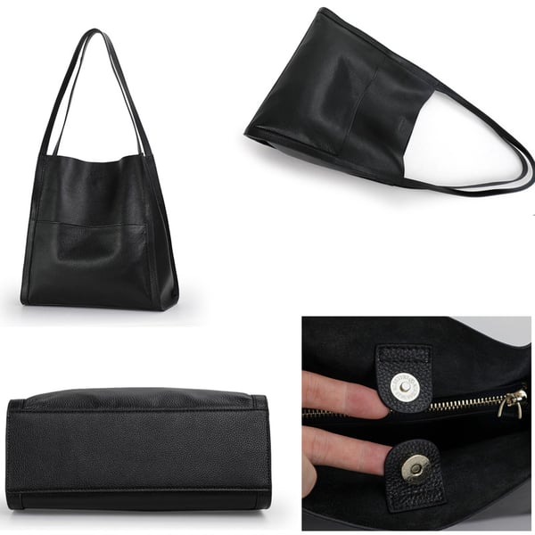 CLARA GENUINE LEATHER SHOULDER BAG
