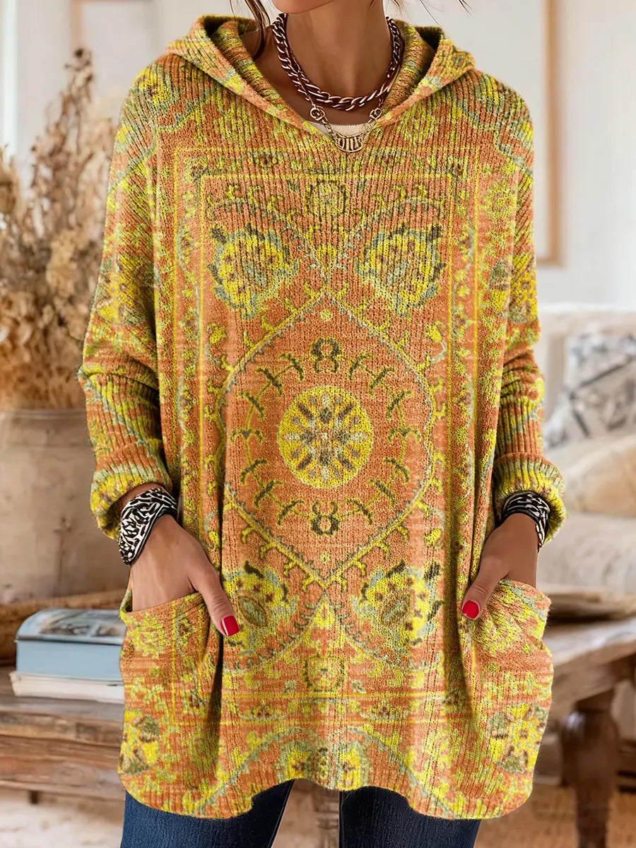 LOWENNA BOHEMIAN HOODED TUNIC