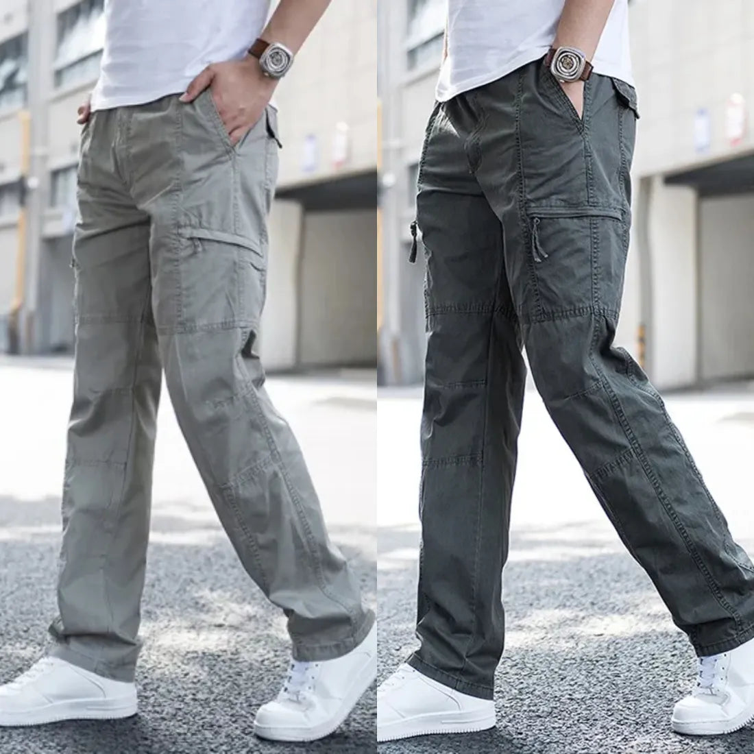 PREMIUM COTTON UTILITY TROUSERS