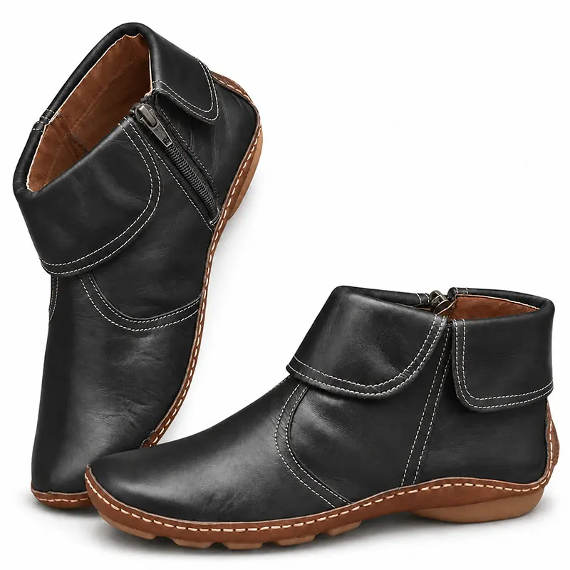 FOLD-OVER CUFF WALKING BOOTS