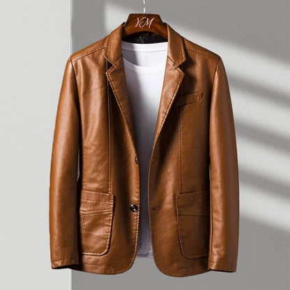 ALESSANDRO LEATHER BLAZER