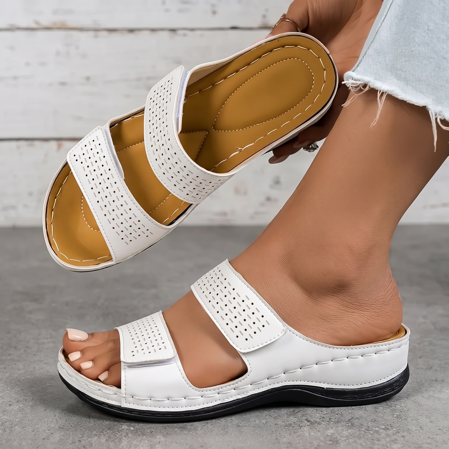MELROSE SOFT-STEP SANDALS