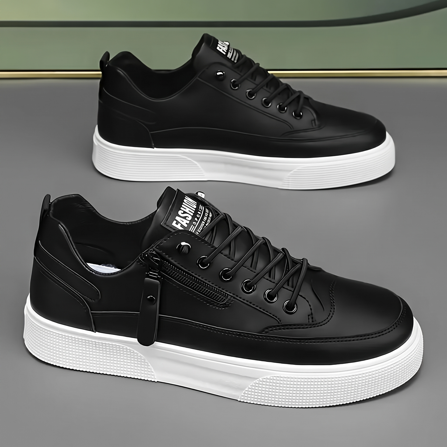 BELLINGTON SIDE-ZIP COMFORT TRAINERS