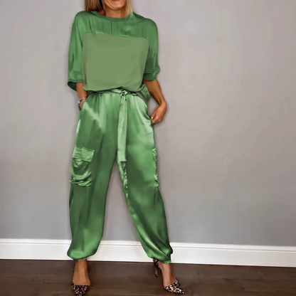 PHILIPPA SOFT-DRAPE TWO-PIECE SET