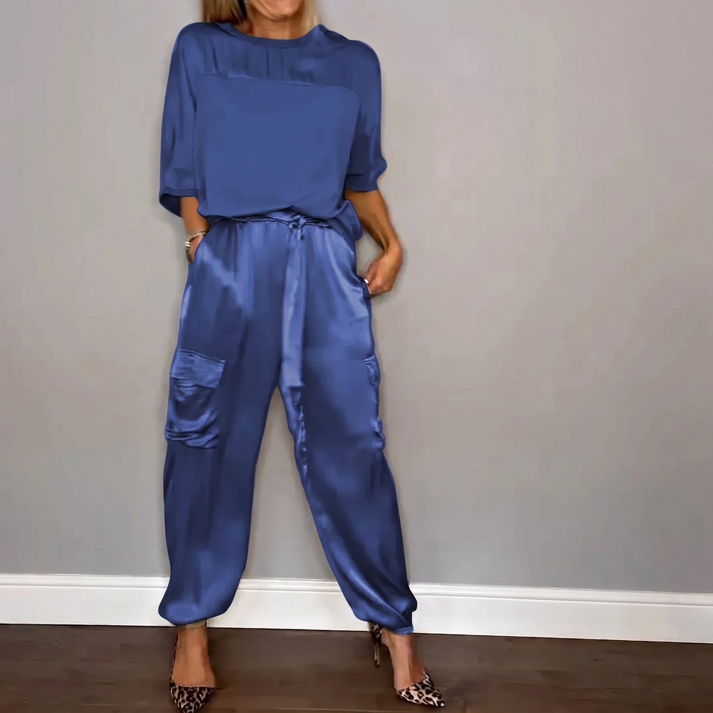 PHILIPPA SOFT-DRAPE TWO-PIECE SET