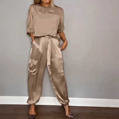 PHILIPPA SOFT-DRAPE TWO-PIECE SET