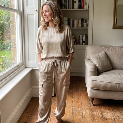 PHILIPPA SOFT-DRAPE TWO-PIECE SET