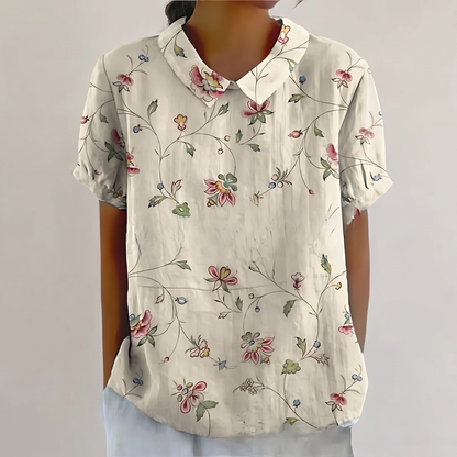 ROSEDENE SAGE FLORAL BLOUSE