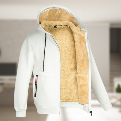 TEDDY LINED ZIP HOODIE