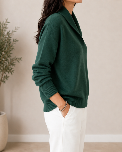 CLASSIC V-NECK KNIT JUMPER