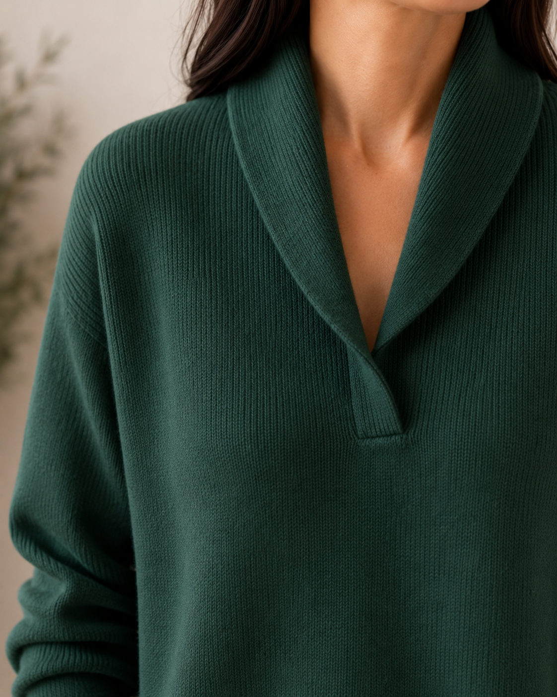 CLASSIC V-NECK KNIT JUMPER