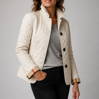 QUILTED RIDING STYLE JACKET