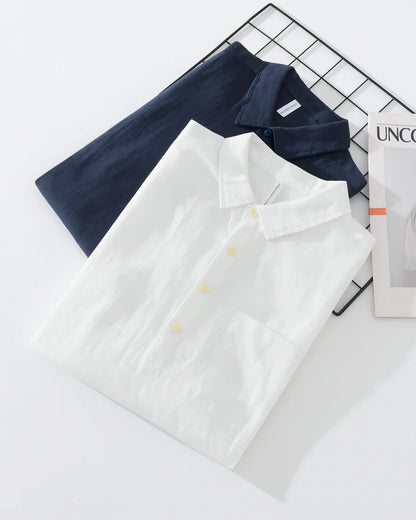 ALDRIDGE GRANDAD COLLAR SHIRT