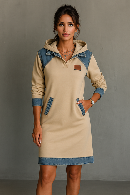 SIERRA HOODED CASUAL DRESS